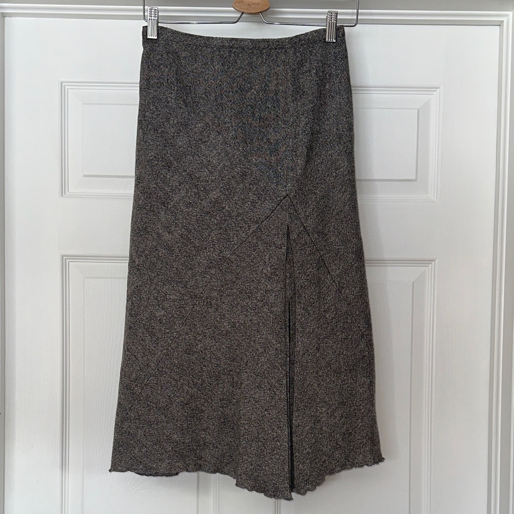 Philippe Adec Asymmetrical Gray Skirt
